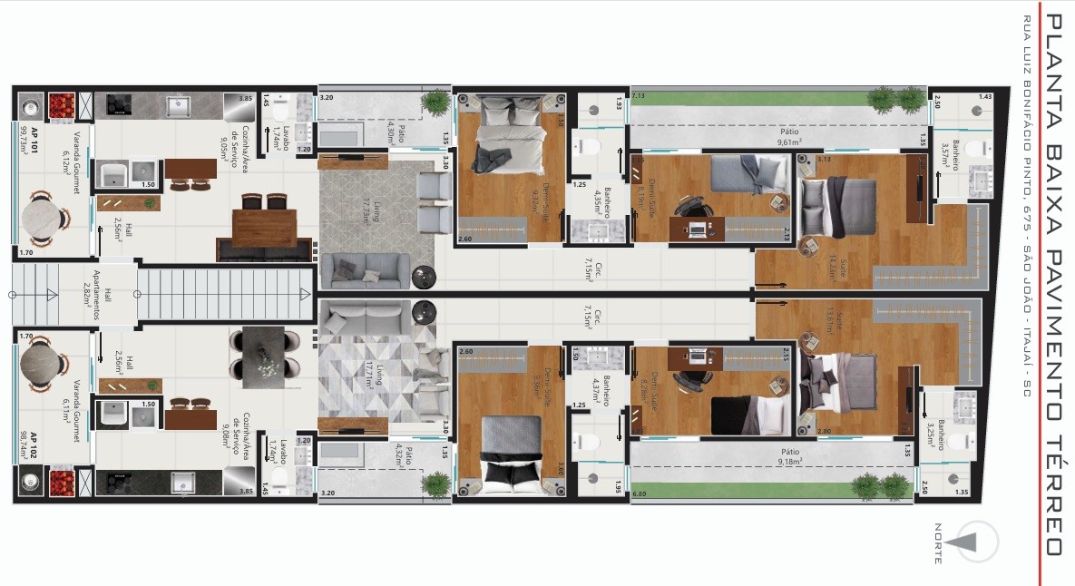 Apartamento, 3 quartos, 99 m² - Foto 12