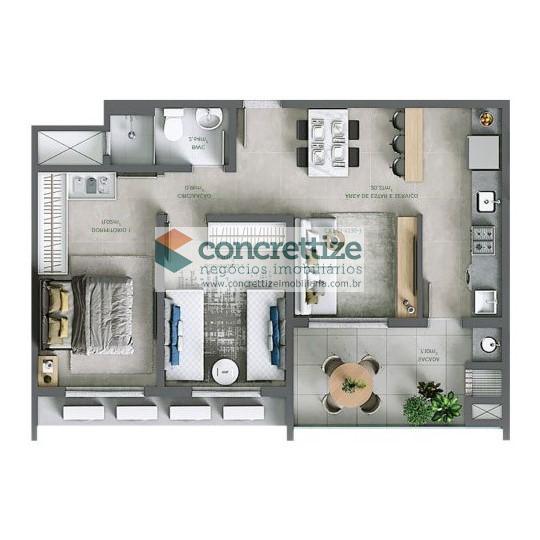 Apartamento, 2 quartos, 56 m² - Foto 7